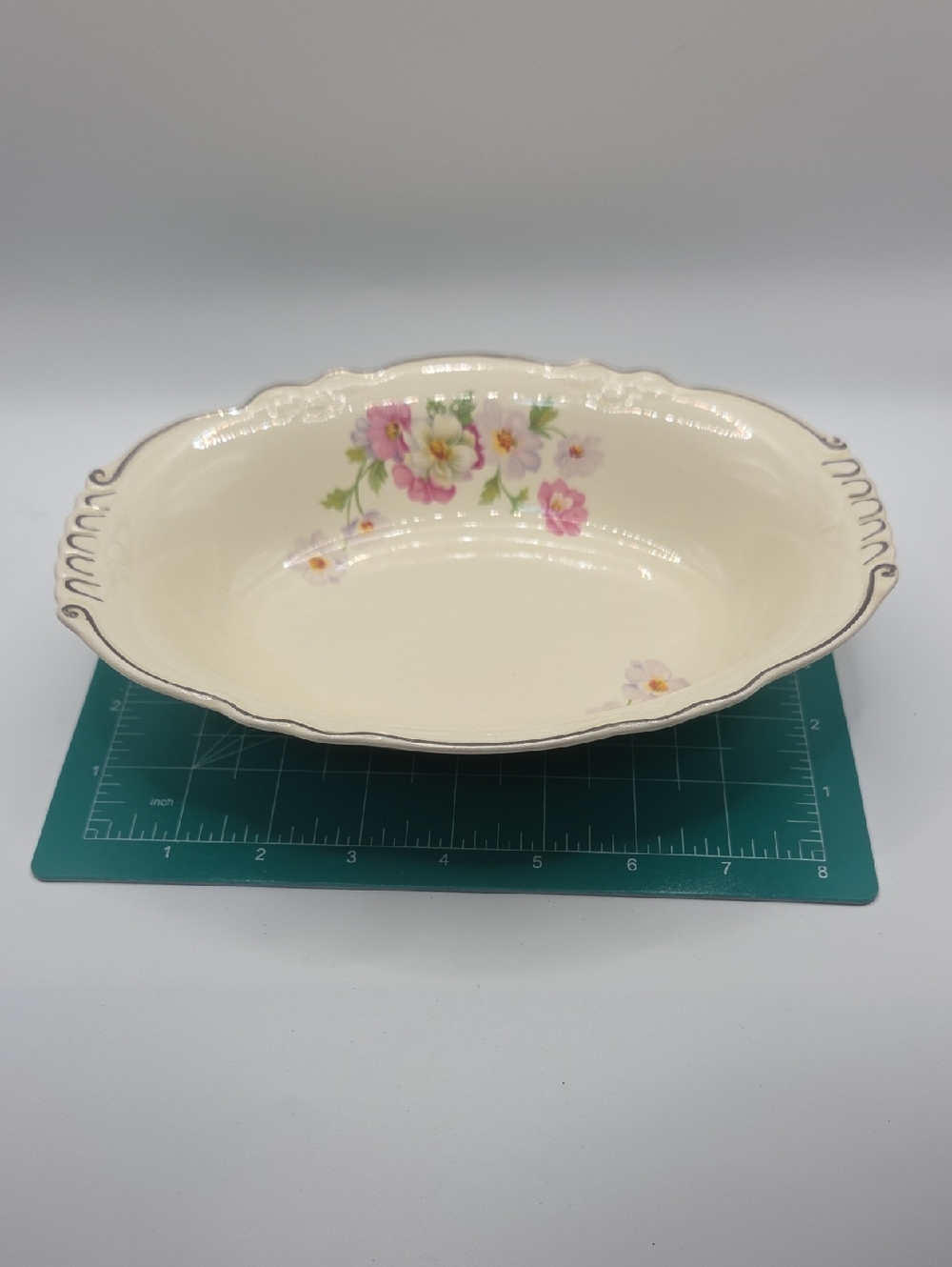 Homer Laughlin Virginia Rose Serving Bowl
